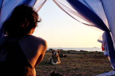 Girl,Dog and Sunset - Limited Edition of 10 thumb