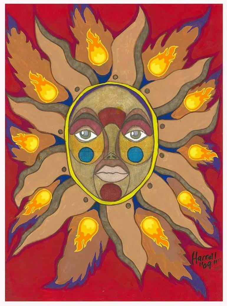 aztec sun art