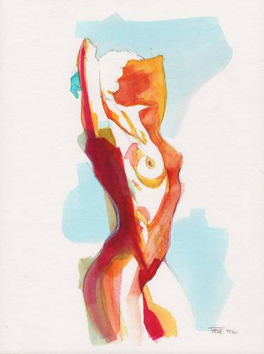 Original Expressionism Nude Paintings by Markus Freise