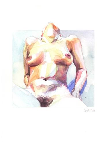 Original Nude Painting by Markus Freise