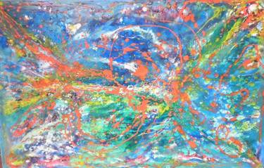 Original Abstract Expressionism Abstract Paintings by jesse ponce