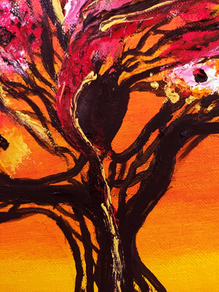 Original Abstract Tree Painting by Ani Rangelova
