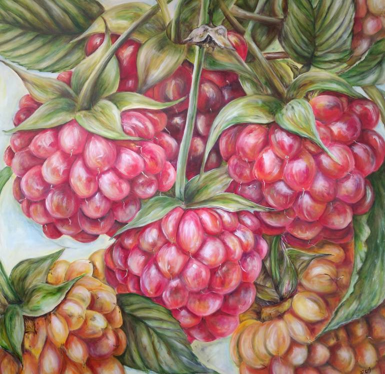 Original Cubism Floral Painting by Bigui Arte Brasil