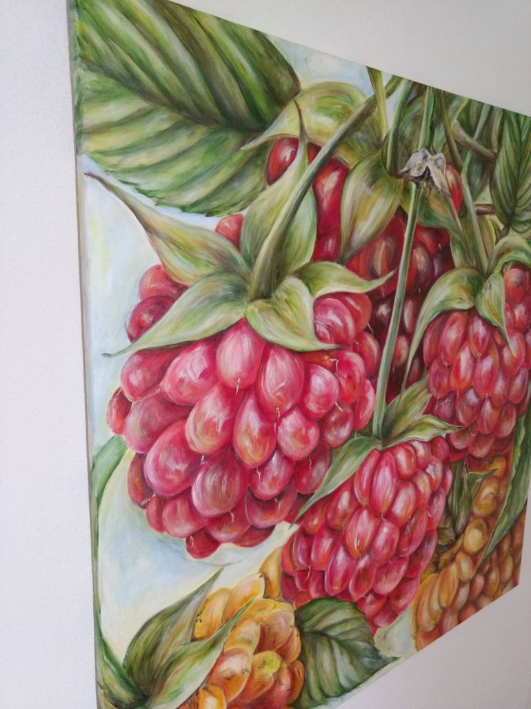 Original Cubism Floral Painting by Bigui Arte Brasil