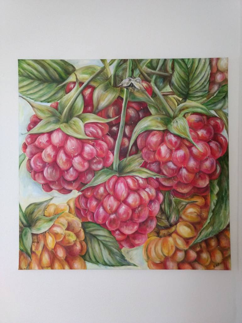 Original Cubism Floral Painting by Bigui Arte Brasil