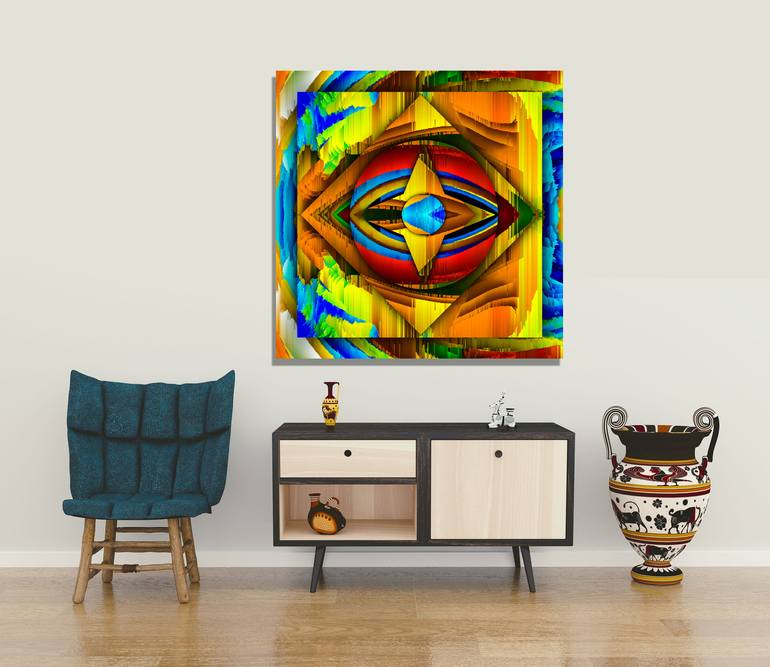 Original Figurative Abstract Mixed Media by Dieter Hanf