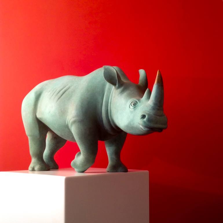 Original Figurative Animal Sculpture by Marina Stoponja