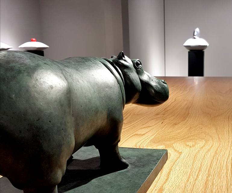 Original Figurative Animal Sculpture by Marina Stoponja