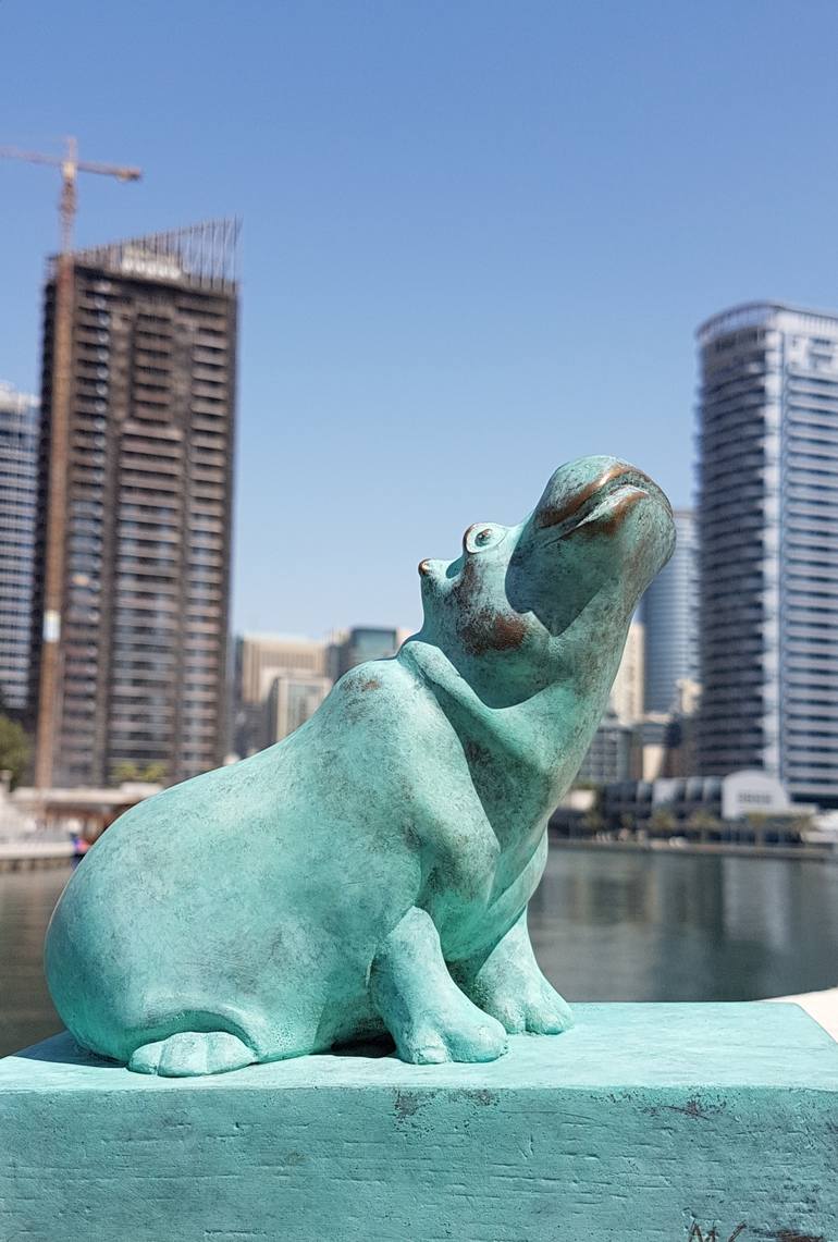 Original Figurative Animal Sculpture by Marina Stoponja