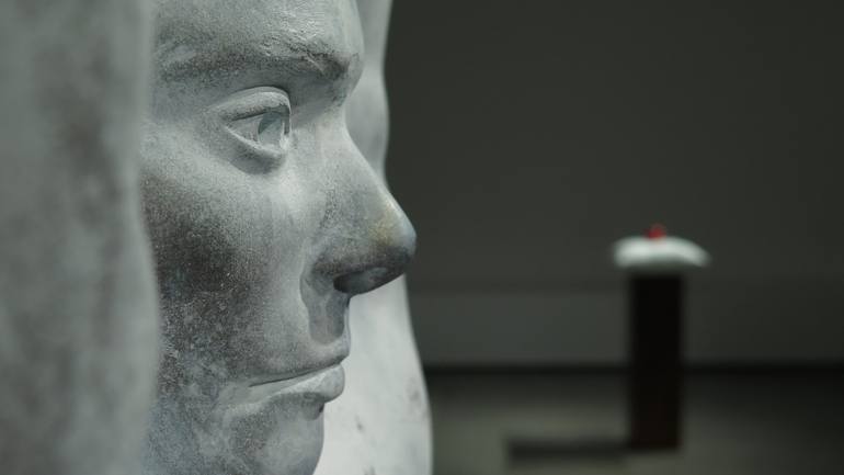 Original Figurative People Sculpture by Marina Stoponja