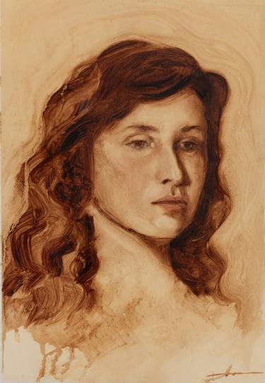 Original Contemporary People Painting by Alena Root