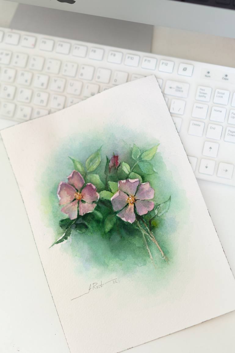 Original Floral Painting by Alena Root
