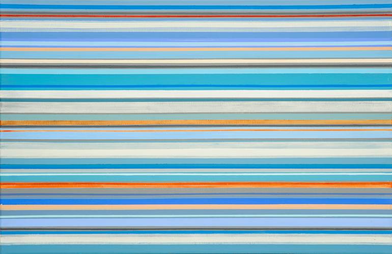 Original Abstract Landscape Mixed Media by Susana Sancho Beltran