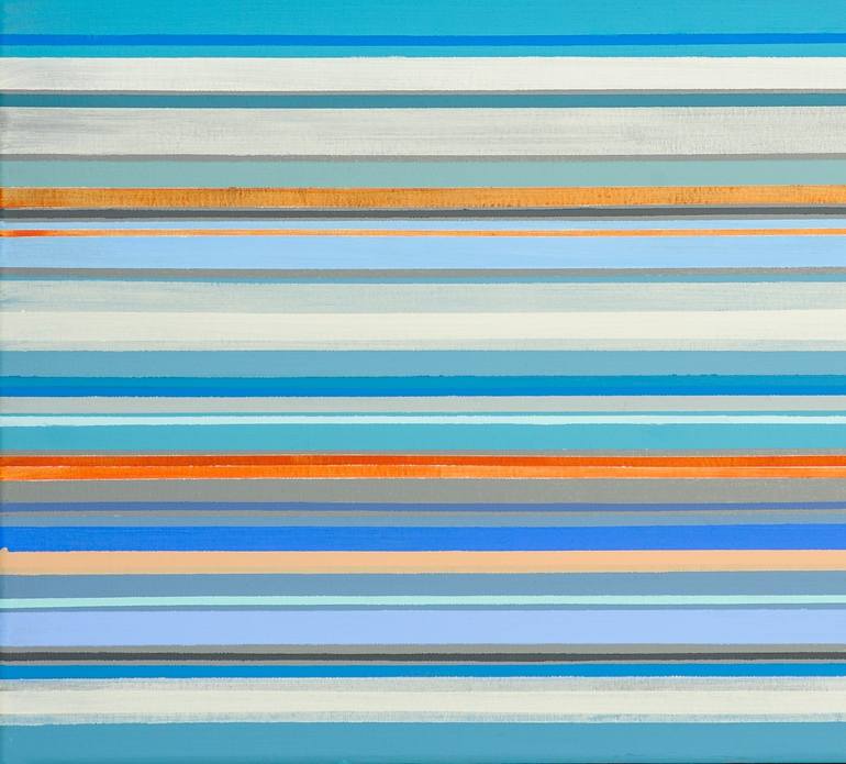 Original Abstract Landscape Mixed Media by Susana Sancho Beltran