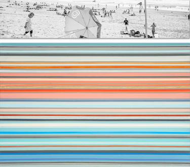 Original Abstract Beach Mixed Media by Susana Sancho Beltran