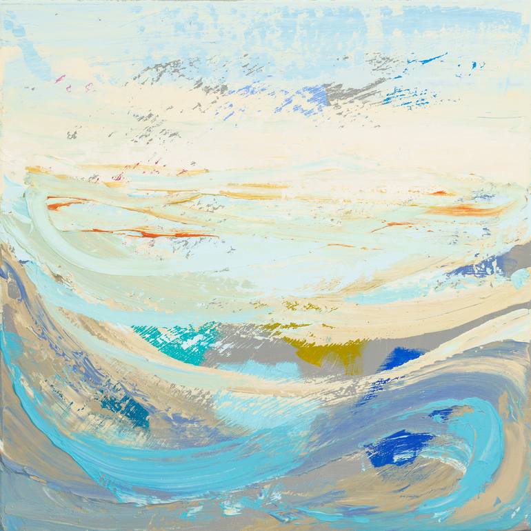 Original Abstract Landscape Painting by Susana Sancho Beltran