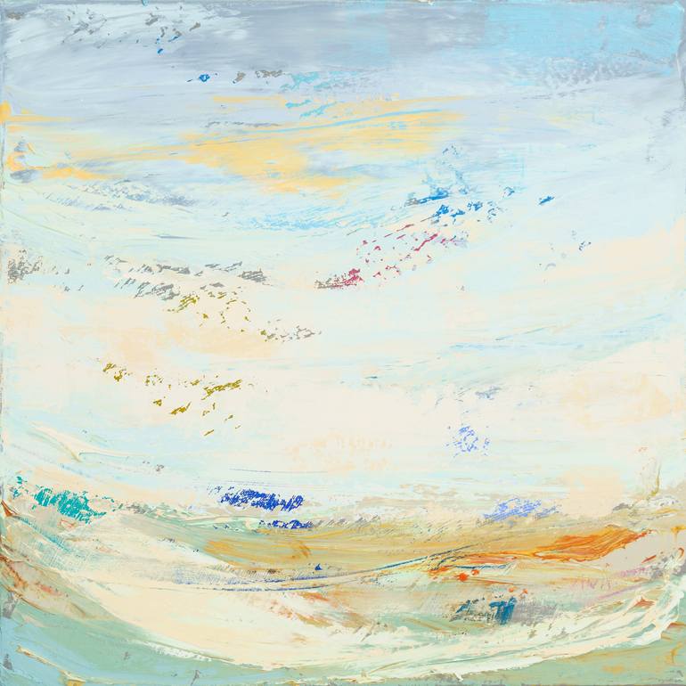 Original Abstract Landscape Painting by Susana Sancho Beltran