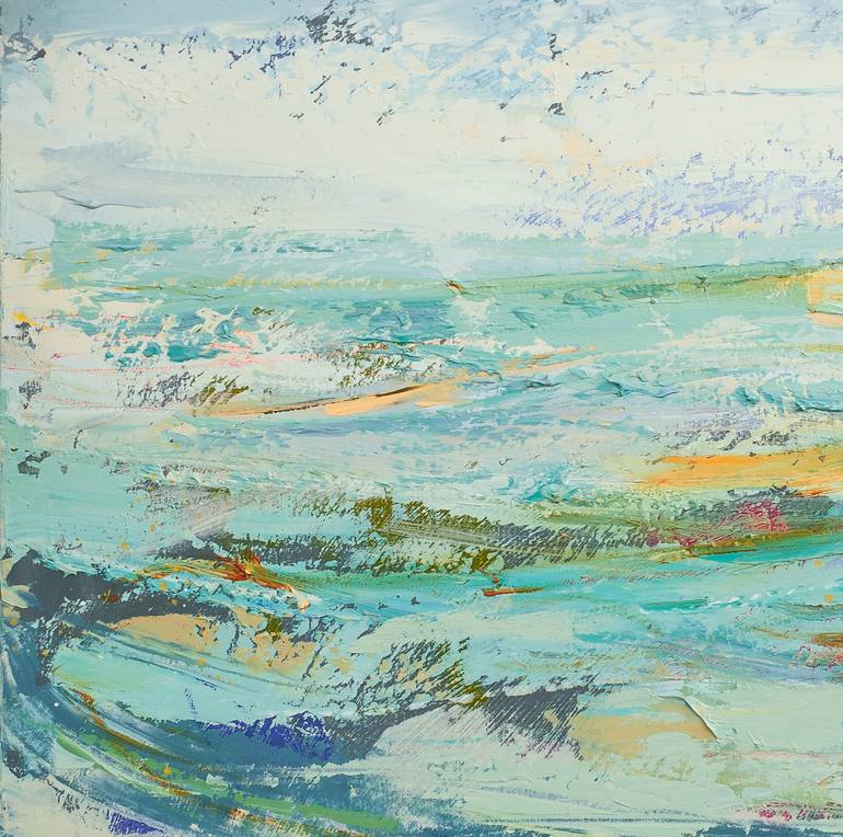 Original Abstract Landscape Painting by Susana Sancho Beltran