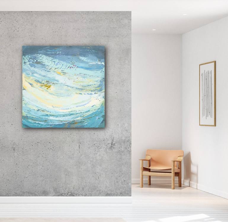 Original Abstract Landscape Painting by Susana Sancho Beltran