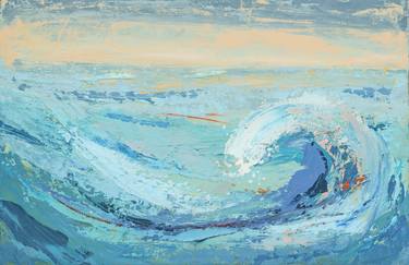 Original Abstract Seascape Paintings by Susana Sancho Beltran