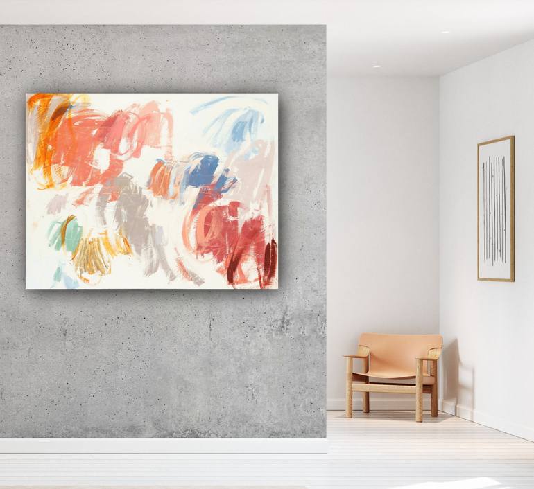 Original Abstract Expressionism Abstract Painting by Susana Sancho Beltran