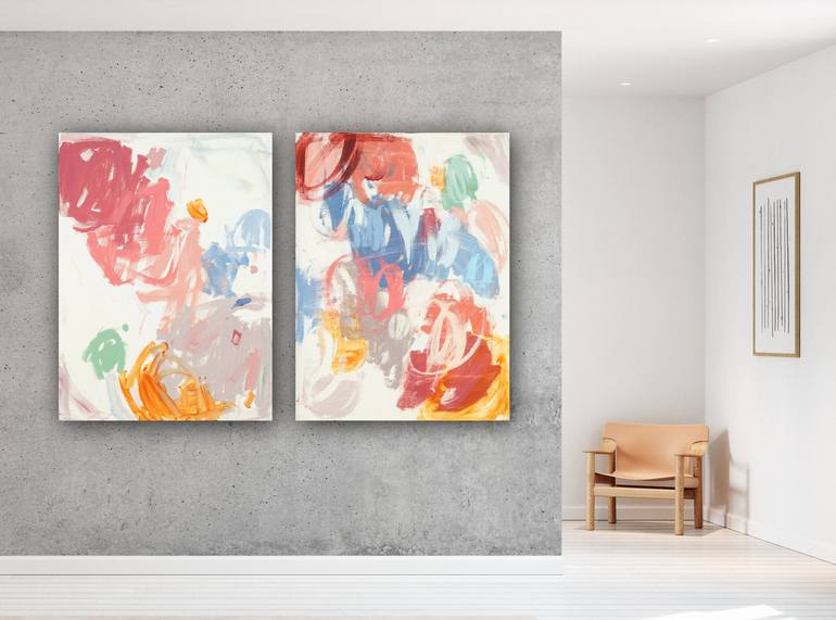 Original Abstract Expressionism Abstract Painting by Susana Sancho Beltran