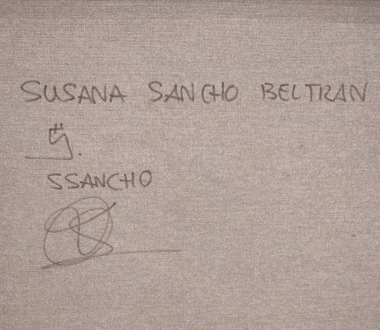 Original Abstract Geometric Painting by Susana Sancho Beltran