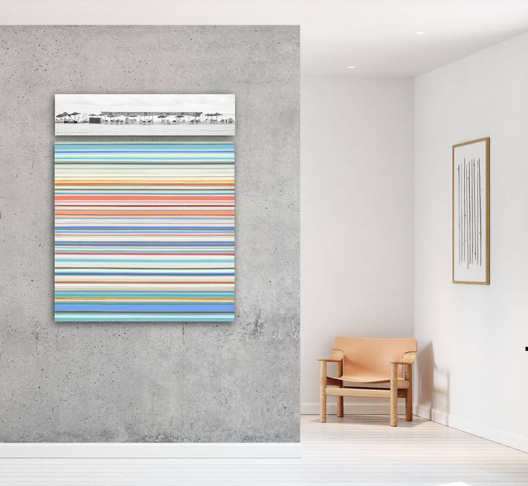 Original Abstract Beach Mixed Media by Susana Sancho Beltran