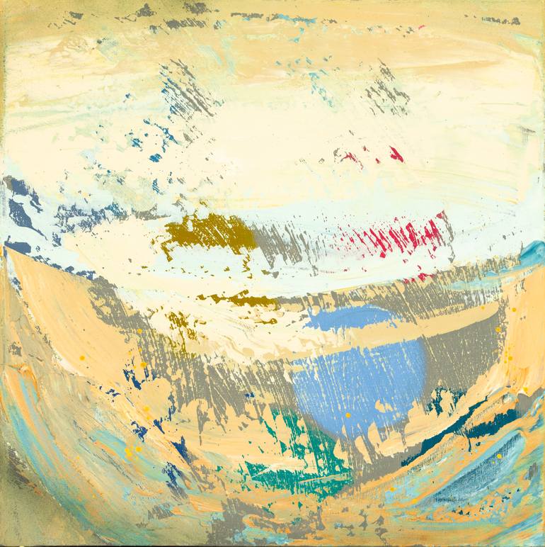 Original Abstract Landscape Painting by Susana Sancho Beltran