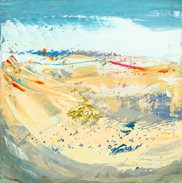 Original Abstract Landscape Painting by Susana Sancho Beltran