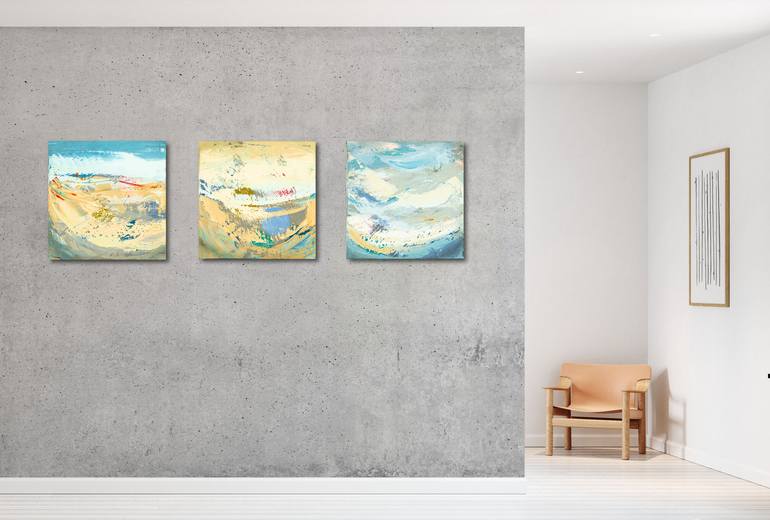Original Abstract Landscape Painting by Susana Sancho Beltran
