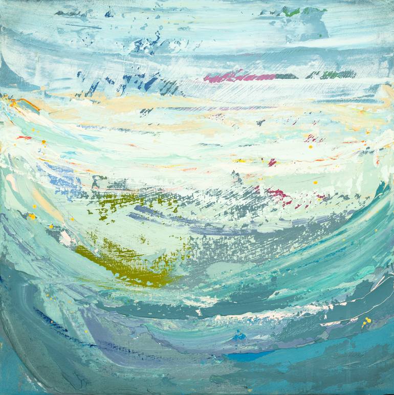 Original Abstract Landscape Painting by Susana Sancho Beltran