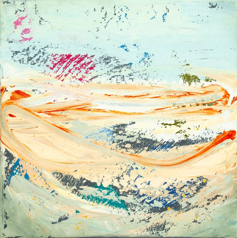 Original Abstract Landscape Painting by Susana Sancho Beltran