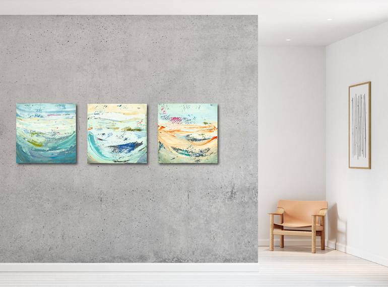 Original Abstract Landscape Painting by Susana Sancho Beltran