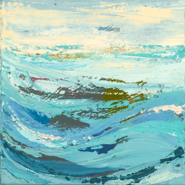 Original Abstract Landscape Painting by Susana Sancho Beltran