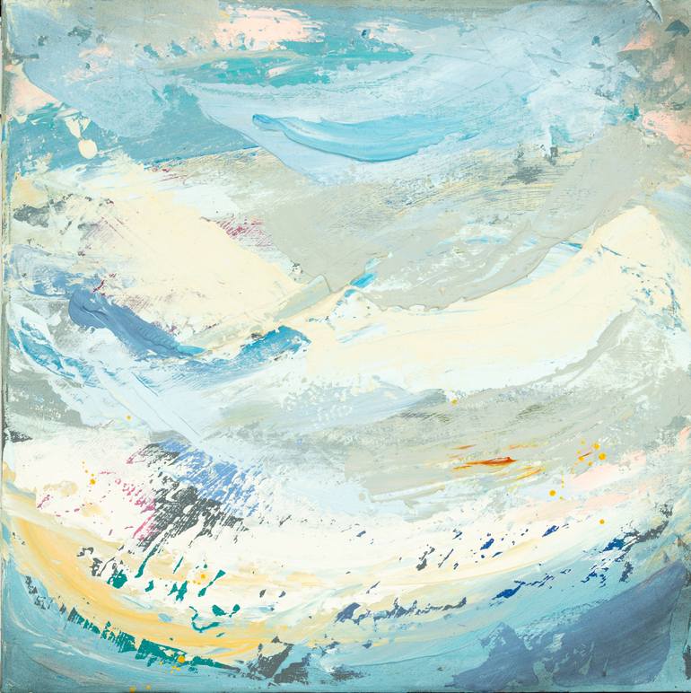 Original Abstract Landscape Painting by Susana Sancho Beltran