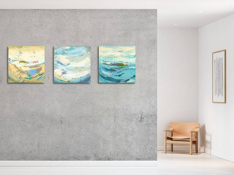 Original Abstract Landscape Painting by Susana Sancho Beltran