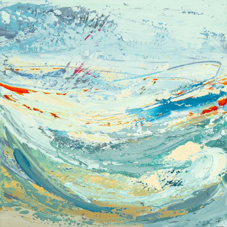 Original Abstract Landscape Painting by Susana Sancho Beltran
