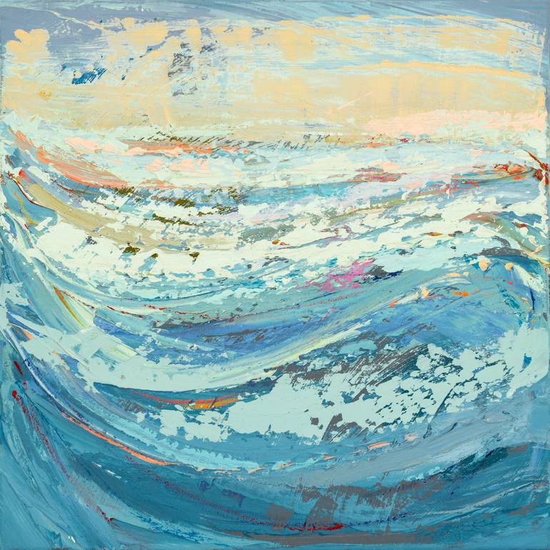 Original Abstract Landscape Painting by Susana Sancho Beltran