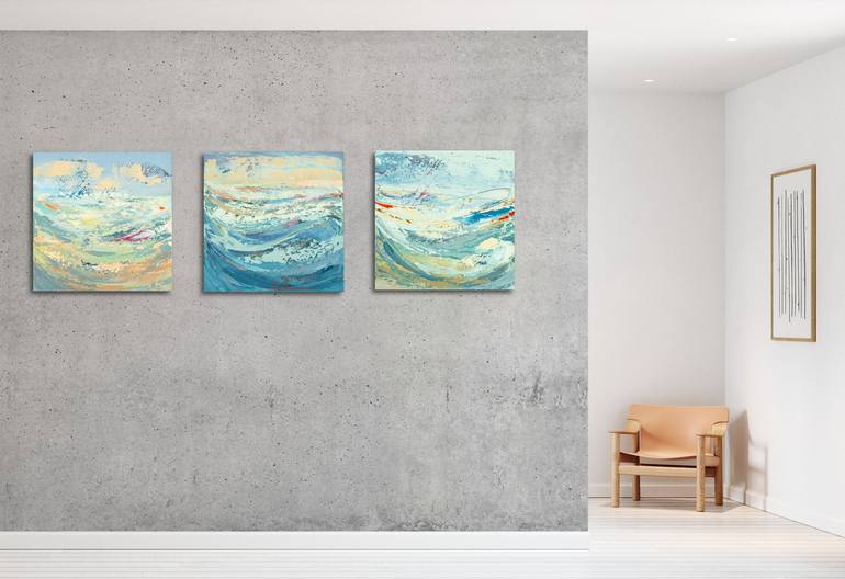 Original Abstract Landscape Painting by Susana Sancho Beltran