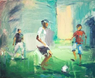 Print of Sport Paintings by Susana Sancho Beltran