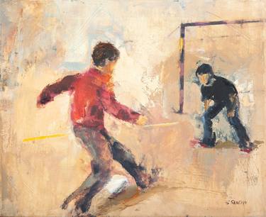 Original Impressionism Sport Paintings From Spain For Sale | 
