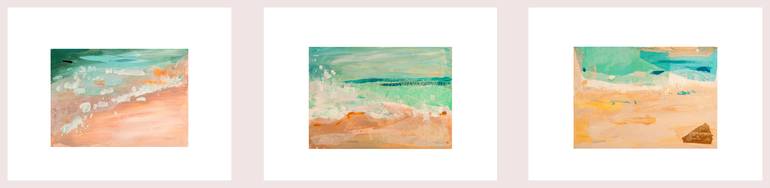 Original Abstract Seascape Collage by Susana Sancho Beltran