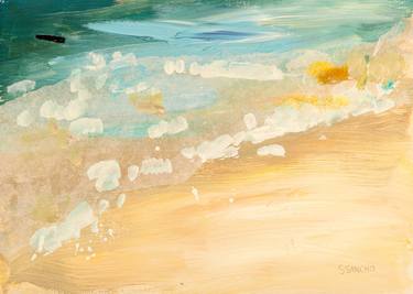 Original Abstract Seascape Collage by Susana Sancho Beltran