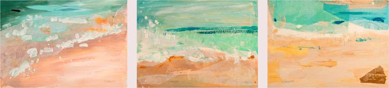 Original Abstract Seascape Collage by Susana Sancho Beltran
