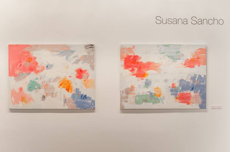 Original Abstract Expressionism Abstract Painting by Susana Sancho Beltran