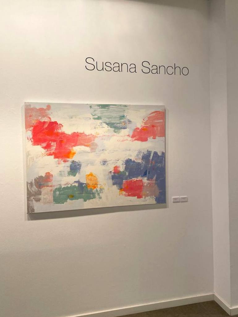 Original Abstract Expressionism Abstract Painting by Susana Sancho Beltran