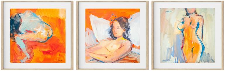 Original Nude Painting by Susana Sancho Beltran