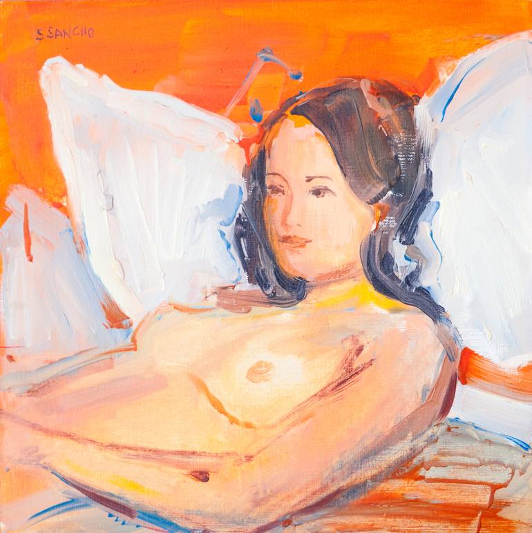 Original Nude Painting by Susana Sancho Beltran