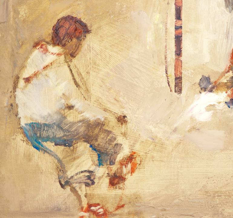 Original Figurative Sports Painting by Susana Sancho Beltran